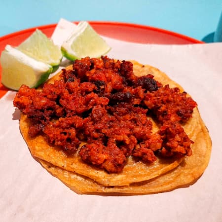 Taco de chorizo