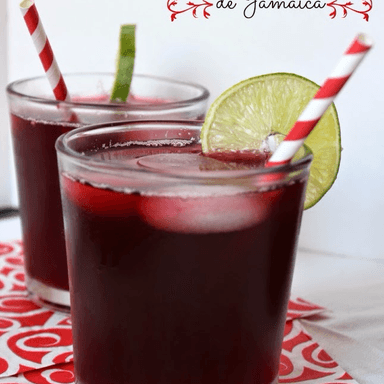 GDE Agua Fresca de JAMAICA (de Casa)