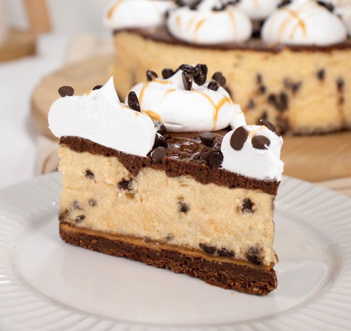 Rebanada Cheesecake Doble Chocolate