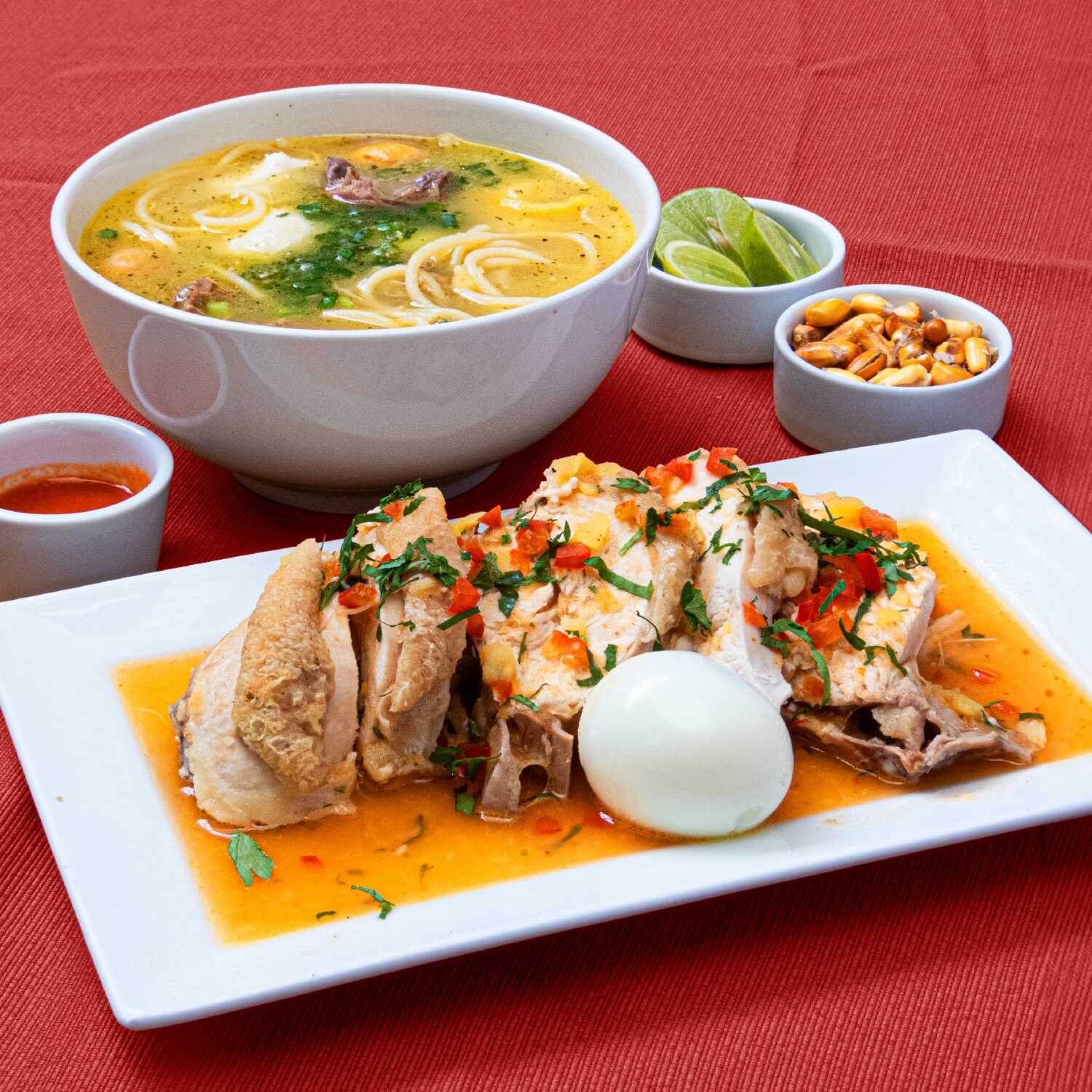 Caldo de Gallina Acevichado