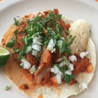 Taco Harina Pastor.
