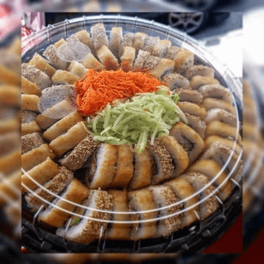 Omu sushis empanizados