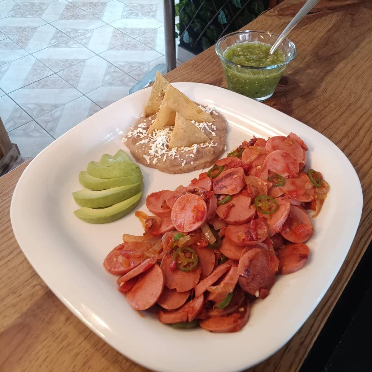 Salchichas a la Mexicana