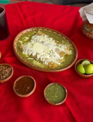 Enchiladas verdes (4 pz)