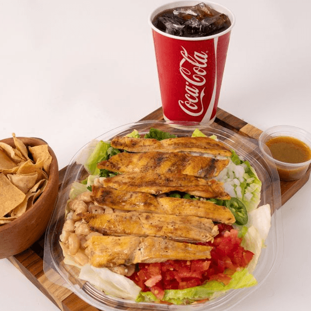 Ensalada del Norte con Pollo y Refresco 600 Ml.