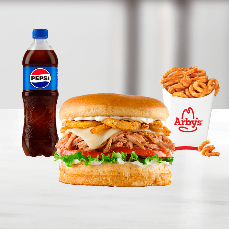 Pulled Pork Stack (Medium Combo Meal)