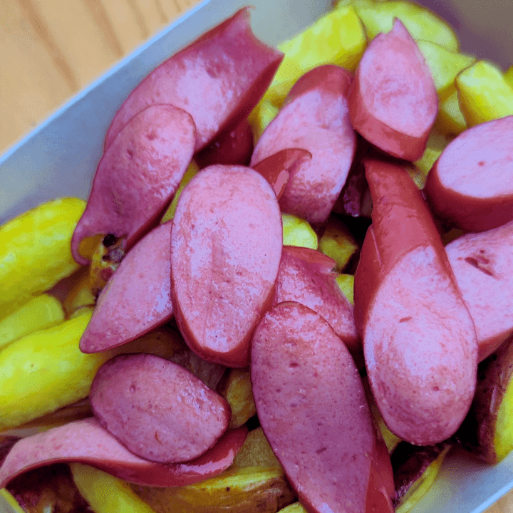 Salchipapa Frankfurter