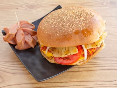 Hamburguesa Frankenstein