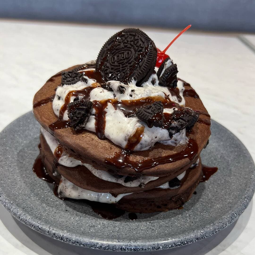 Pancakes de Cookies & Cream
