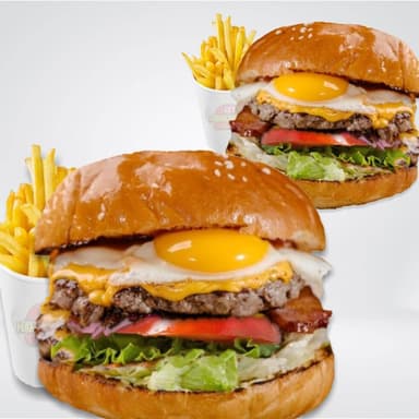 Combo Hamburguesa Res Huevo BBQ. (P2.1)