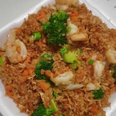 Arroz Frito con Camarón