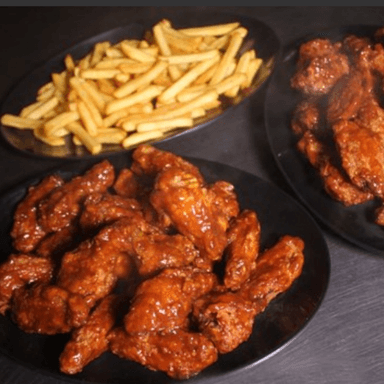 Colwings 35Piezas de AlitasBBQ +Papas+Gaseosa1.5ml