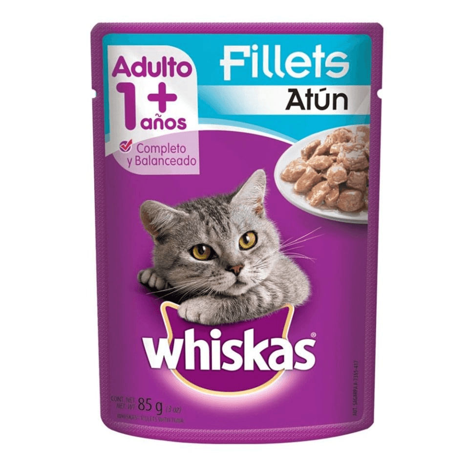 Sobre Whiskas Fillet Atún 85gr