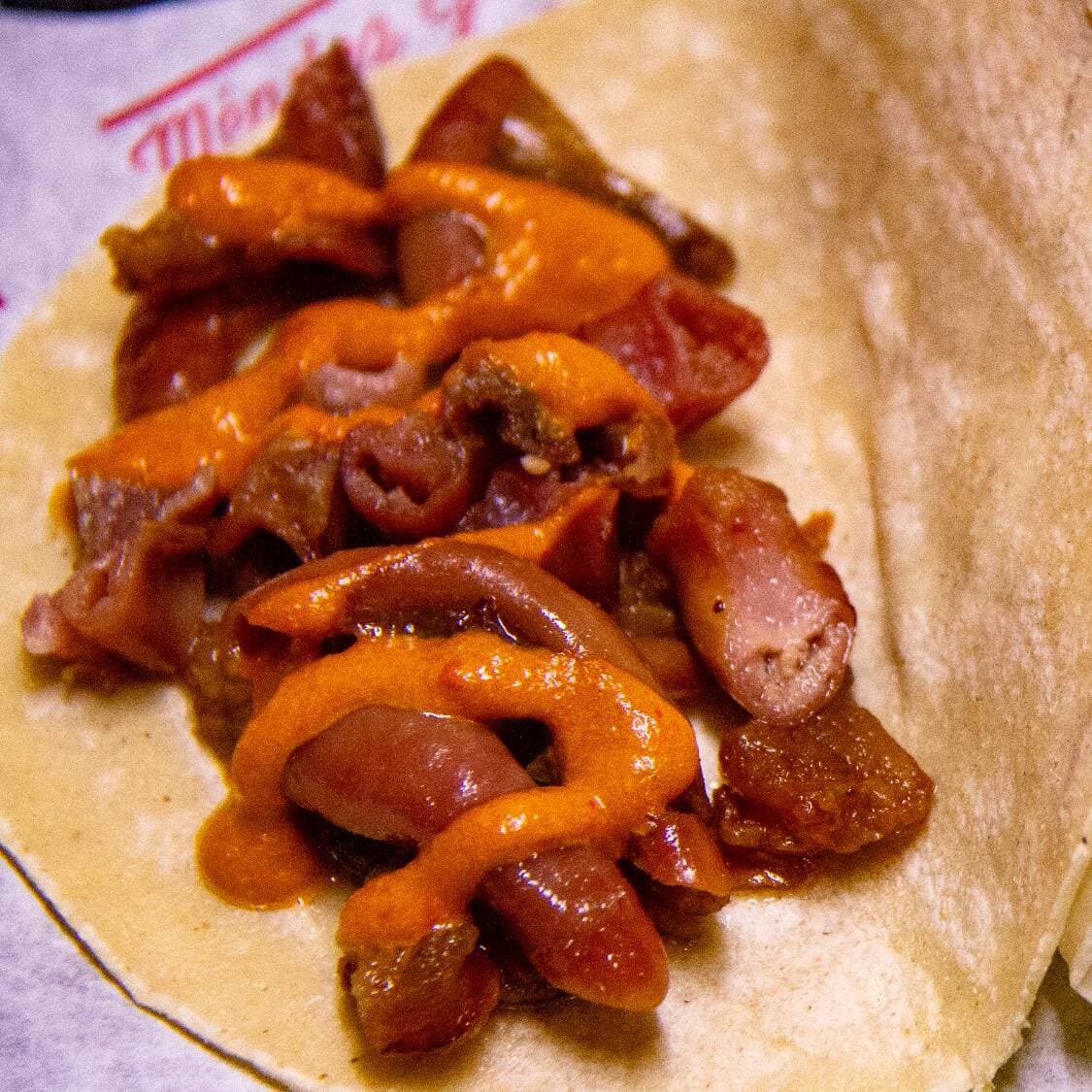 Taco de Tripa Natural