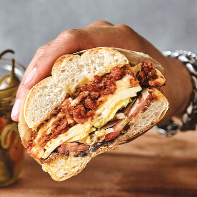 Torta Mexicana Amor a la Mexicana.