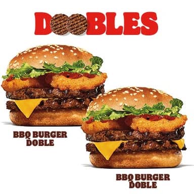 Bbq Burger Doble + BBQ Burger Doble Peq Del