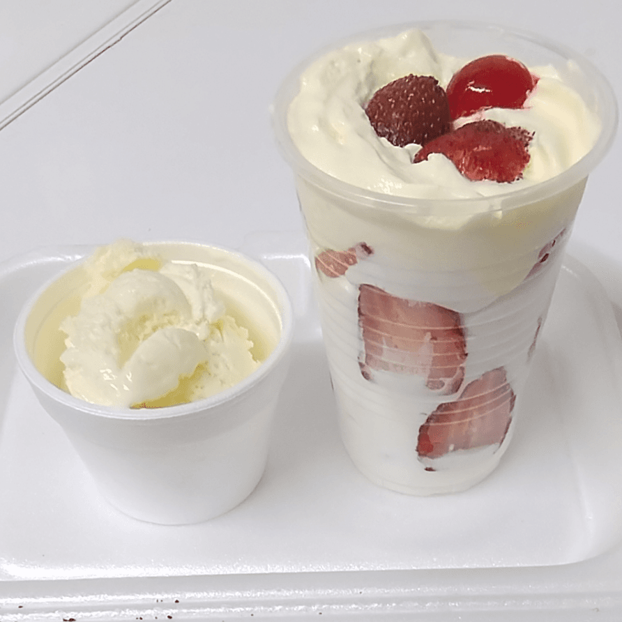 Fresas con crema 12 oz