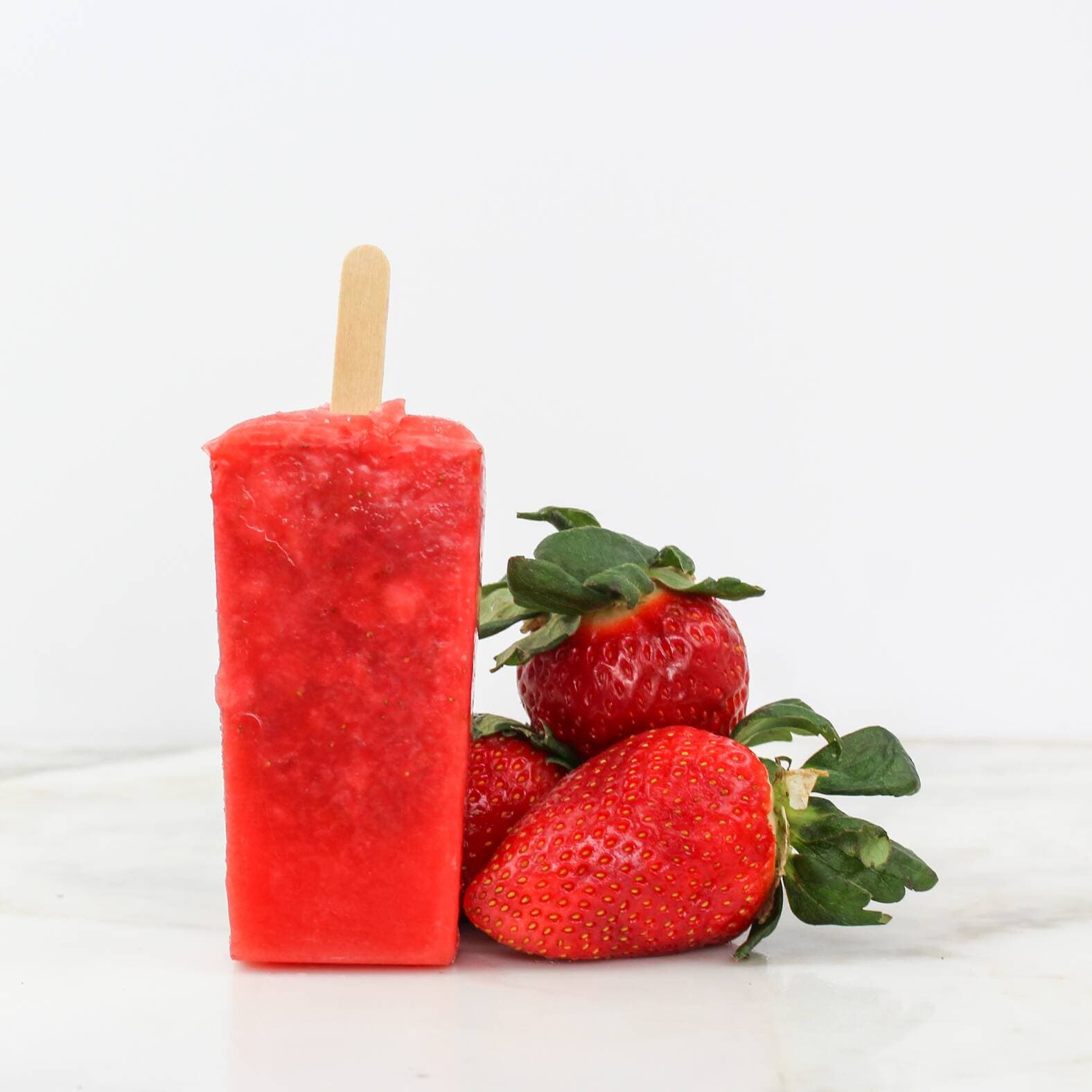 Paleta de fresa de agua