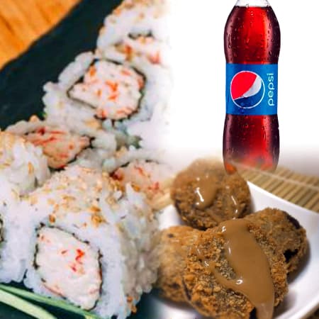combo Dinamita personal + postre y gaseosa gratis