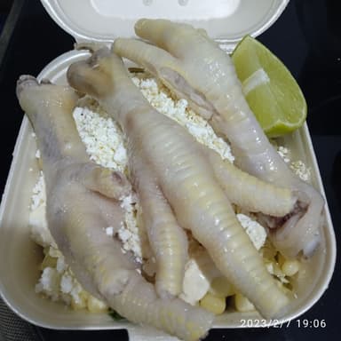 Esquites con Patitas