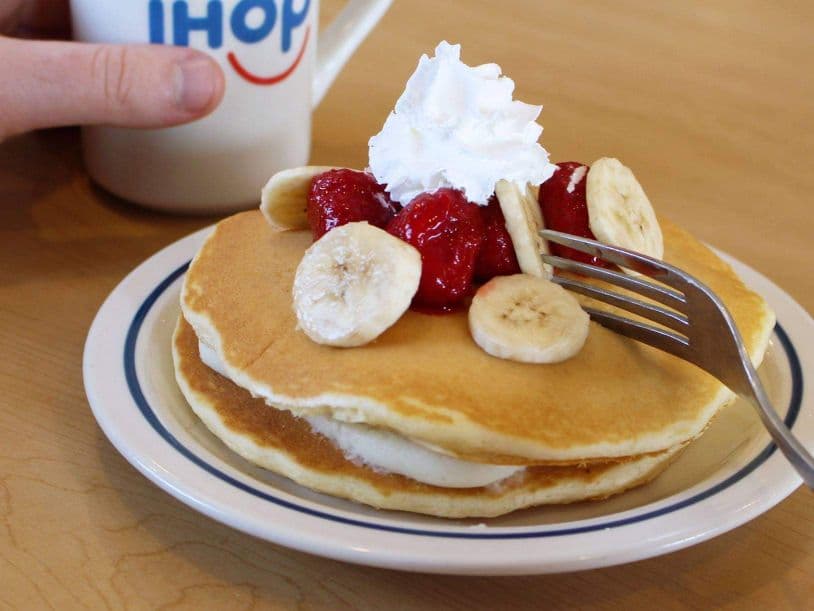 Strawberry Banana Pancakes