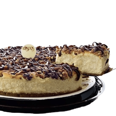 Rebanada de Cheesecake con chispas de chocolate