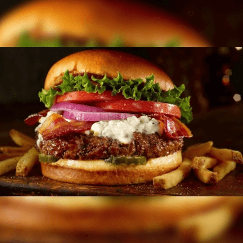 Hamburguesa de ATÚN "aleta amarilla" doble Copiar