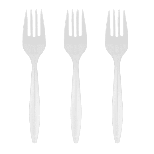Tenedor Plástico Mediano