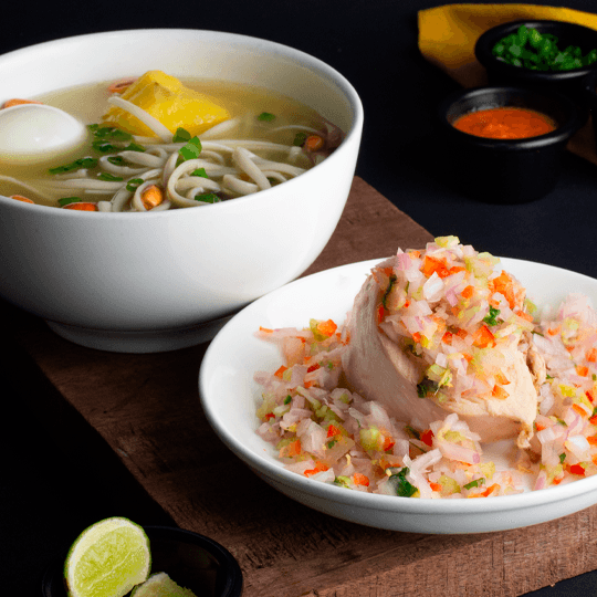 Caldo de Gallina Acevichada
