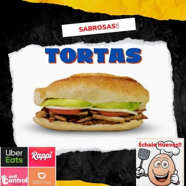 Torta de Pierna de Puerco,champiñon,tocino y Queso