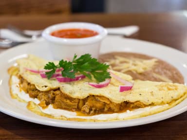 Omelette de Chicharrón Prensado