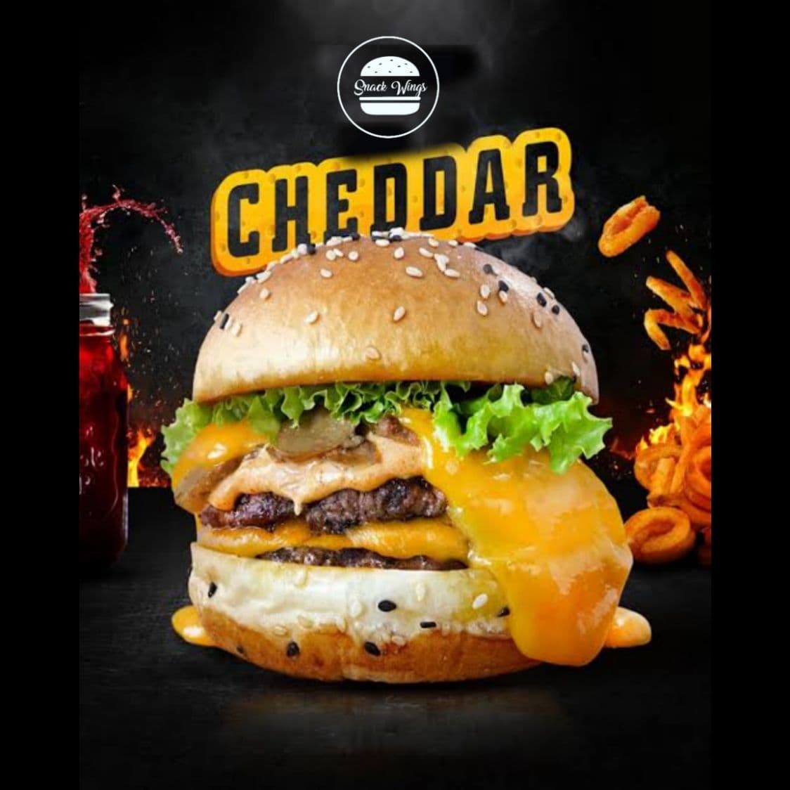 Hamburguesa Cheddar