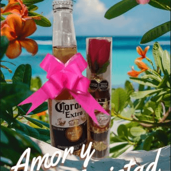 Corona+4chocoltes+rosa felicci