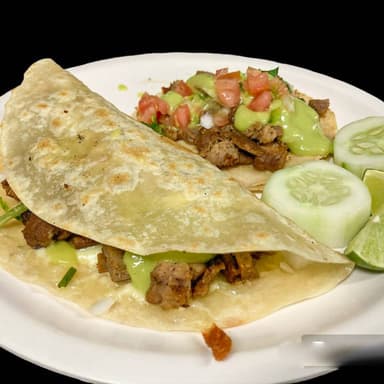 1 Quesadilla + 1 Taco Asada Promo