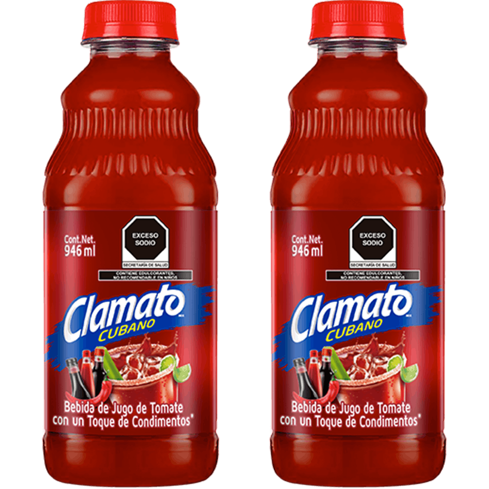 2 CLAMATO CUBANO 946ML