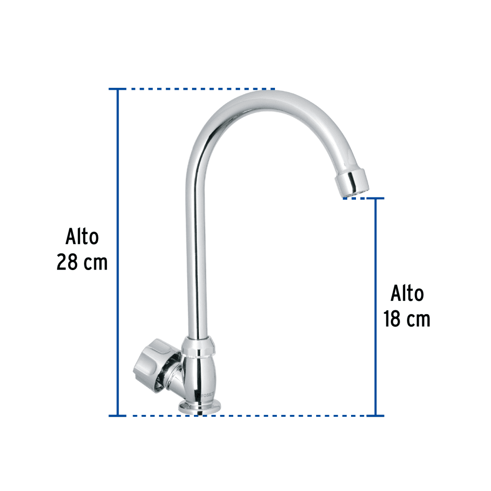 Llave Plástica Individual Para Fregadero Foset