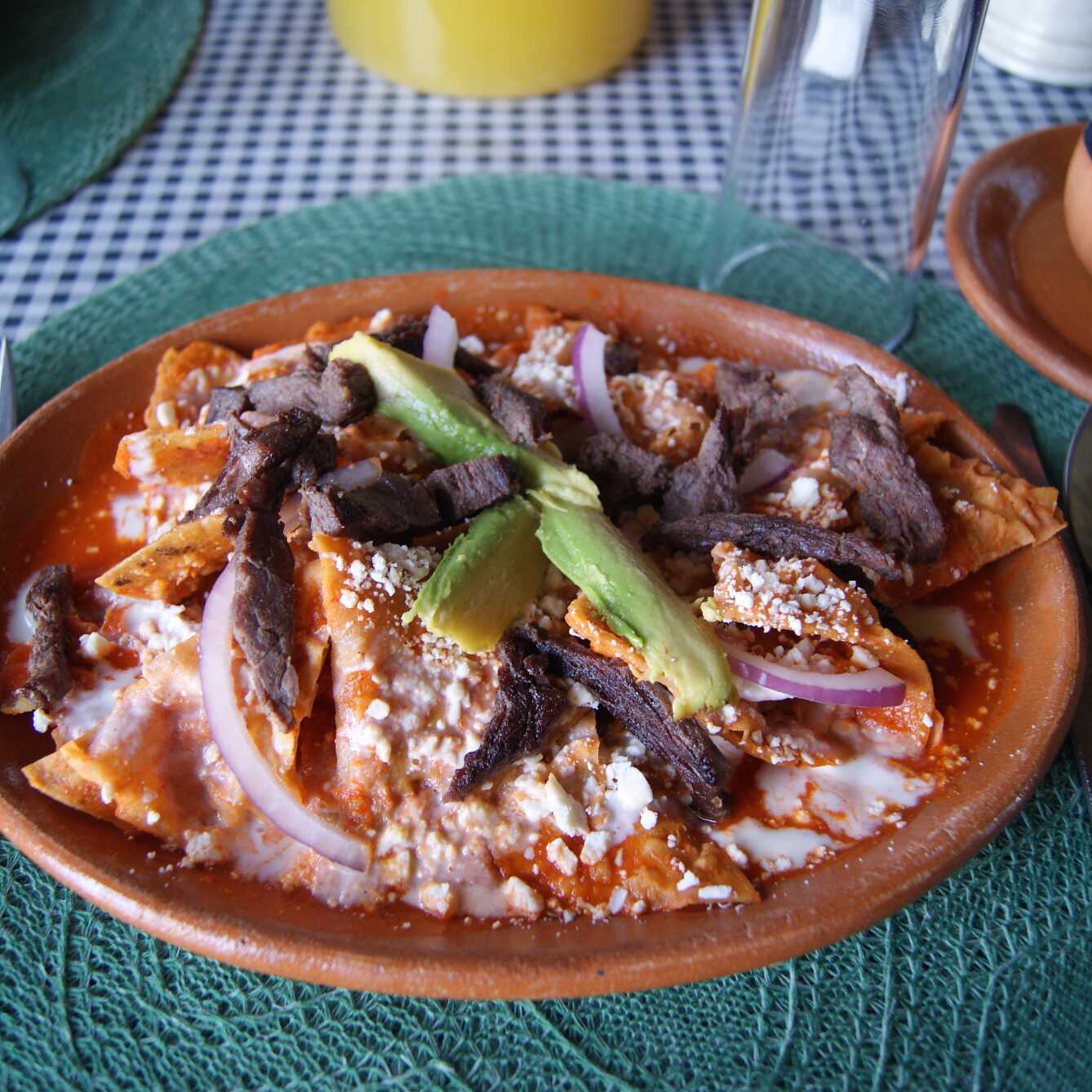 Chilaquiles con Pollo Verdes