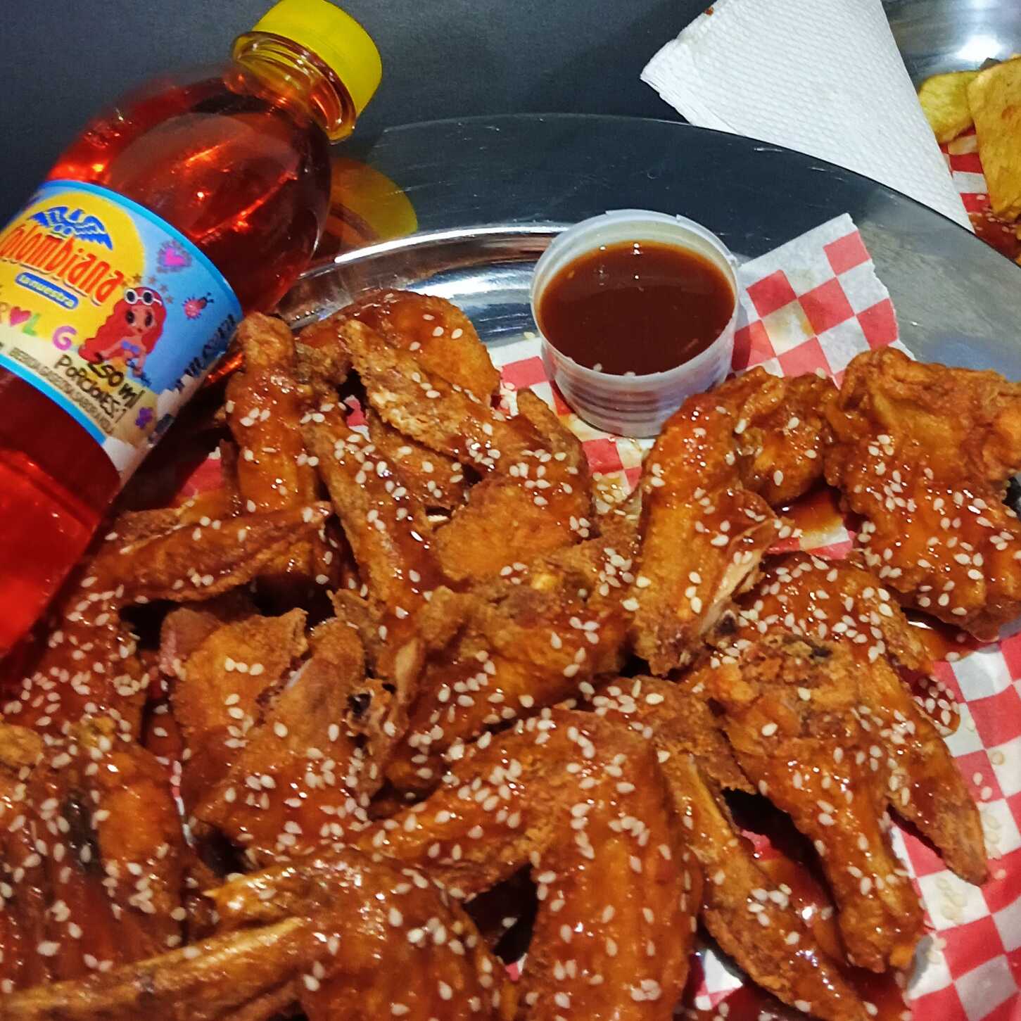 🍗¡Combo! Colwings 14 Alitas BBQ+ Gaseosa🥤