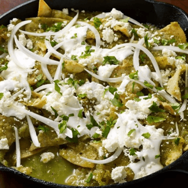 CHILAQUILES VERDES SENCILLOS