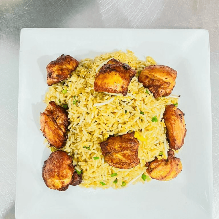 Chaufa con Pollo en Trozos a la Carta