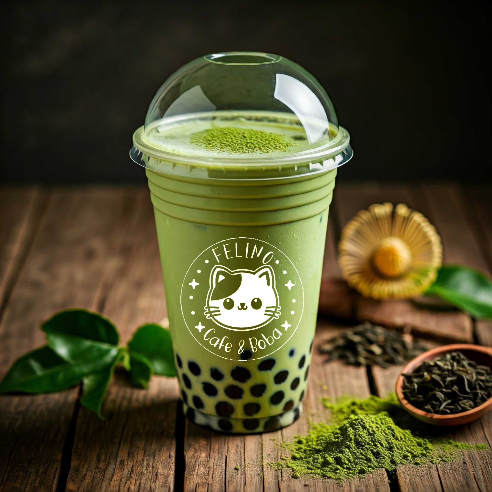 Matcha Boba Tea