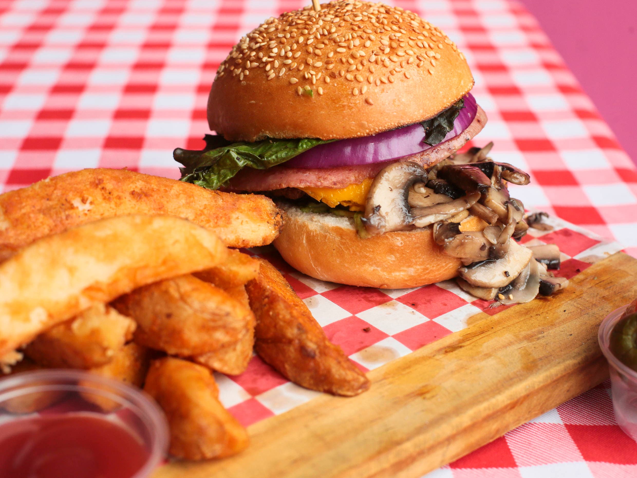 Hamburguesa de Champiñón