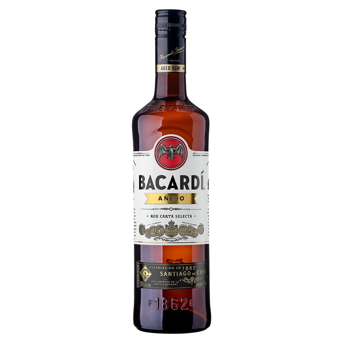 Bacardi Ron Añejo 750 ml