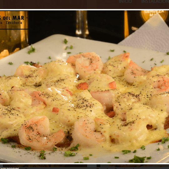 Patacón con Camarones