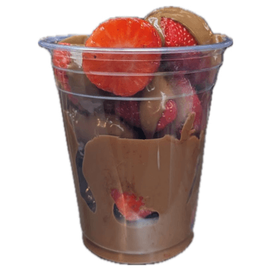 VASO GRANDE DE FRESAS CON CHOCOLATE