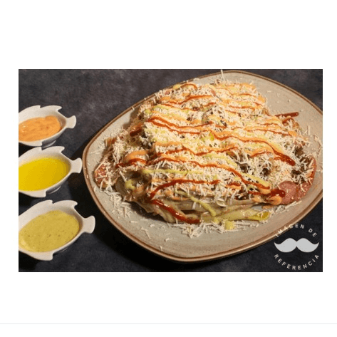 Salchipapa Costeña con Todo