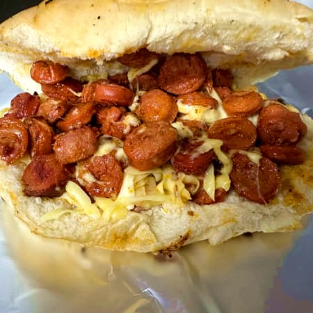 Torta de Chistorra con Queso