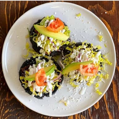 Sopes De Maiz Azul