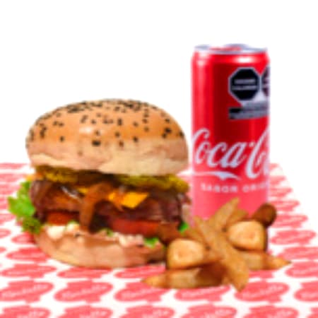 Súper Combo: BBQ Clasic + Papas + Refresco