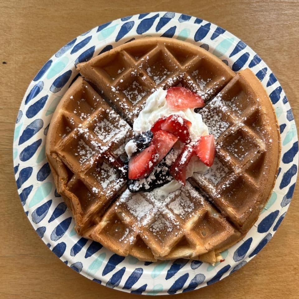 Waffle Blueberries